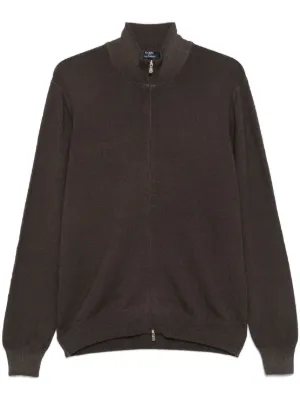 Peter Millar ハーフジップ リブセーター | パープル | FARFETCH JP