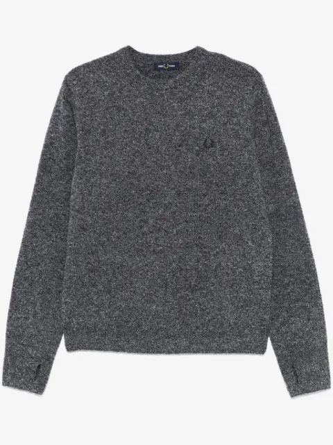Fred Perry bouclé crew-neck sweater