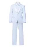 Moustache peak-lapels suit - White