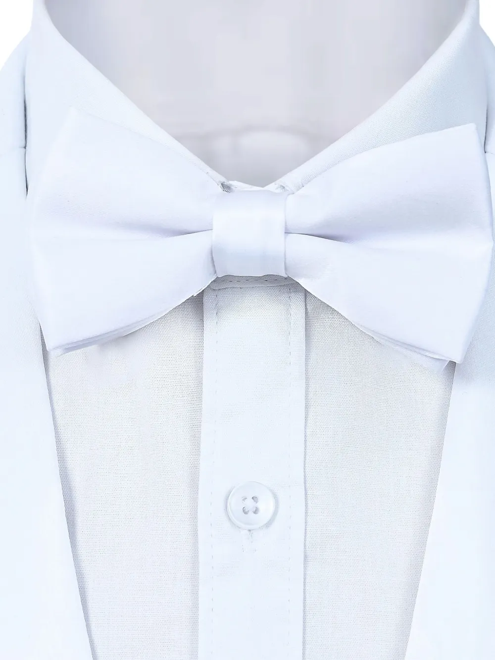 Moustache Peak-lapels Suit In White