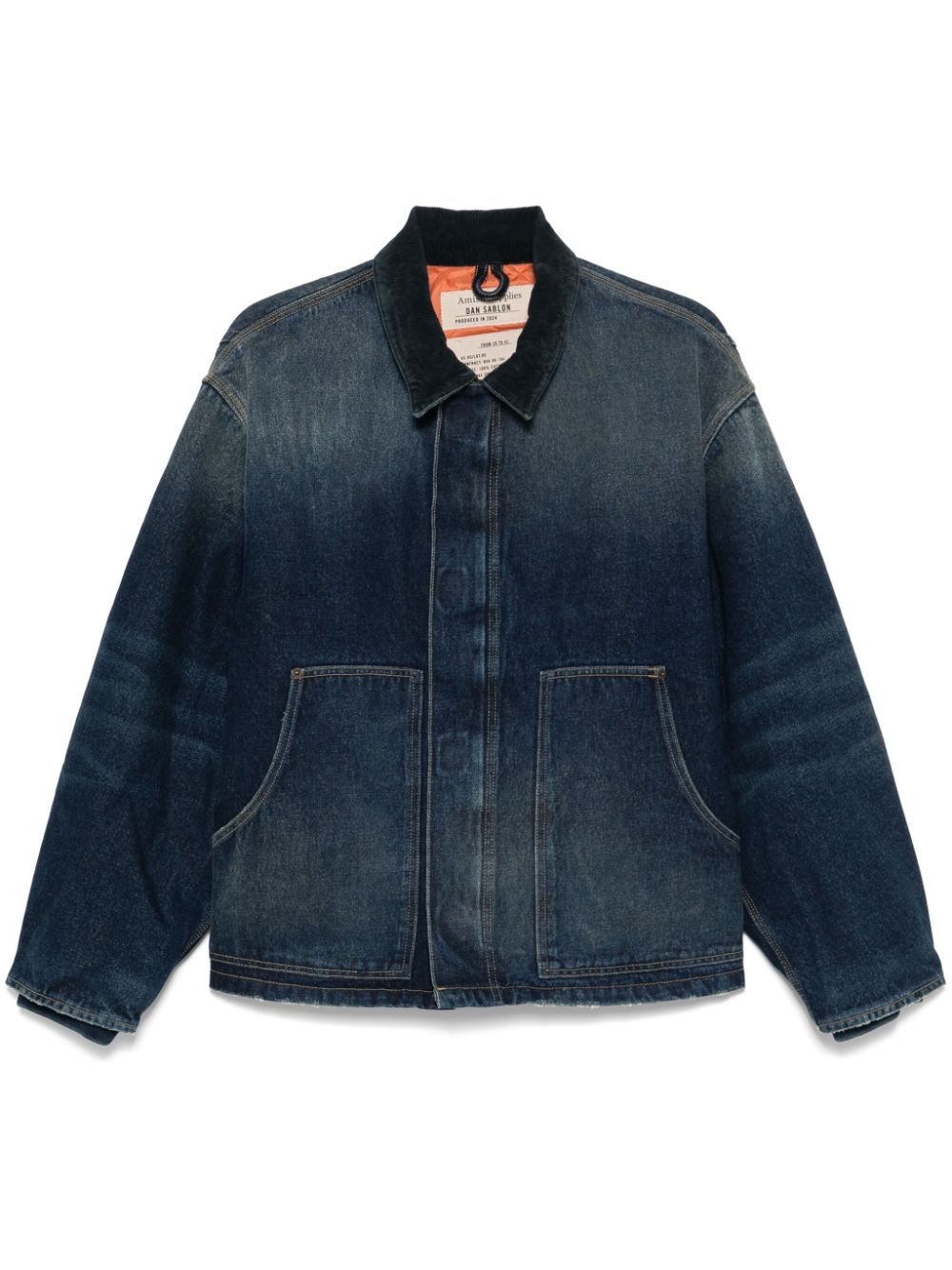 AMISH x Dan Sablon Officer jacket - Blue