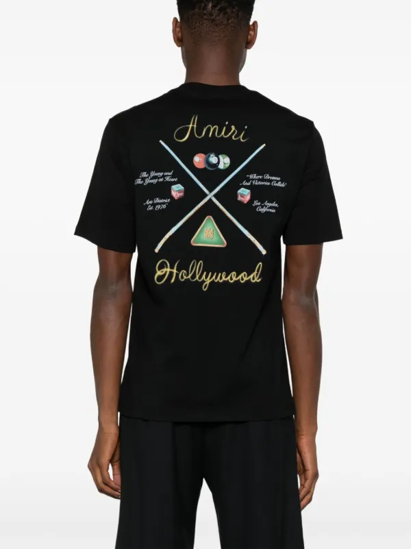 【送料関税込】AMIRI Pool Cue T-Shirt AMIRI Pool Cue T-shirt | Black | FARFETCH UZ