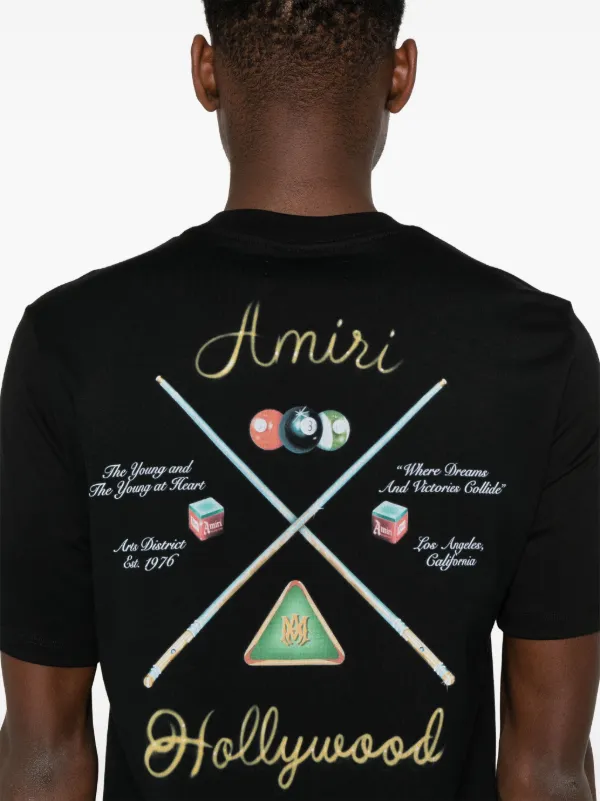 関税送料込み■Amiri■Pool Cue コットンTシャツ AMIRI Pool Cue T-shirt | Black | FARFETCH HU