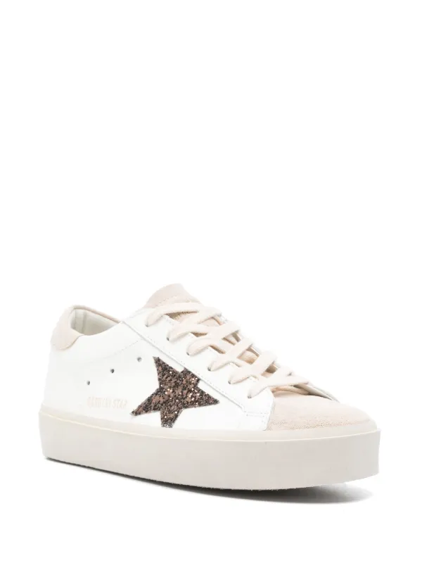 【送料&関税込】Golden  Hi Star Classic Sneakers Golden Goose - Hi Star Classic Flatform Suede Low Top Sneaker