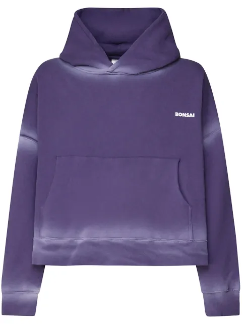 Bonsai hoodie con efecto teñido