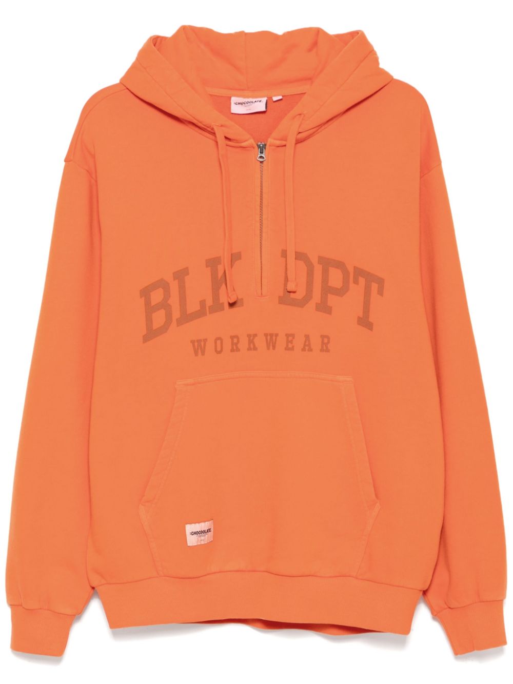 logo-printed hoodie