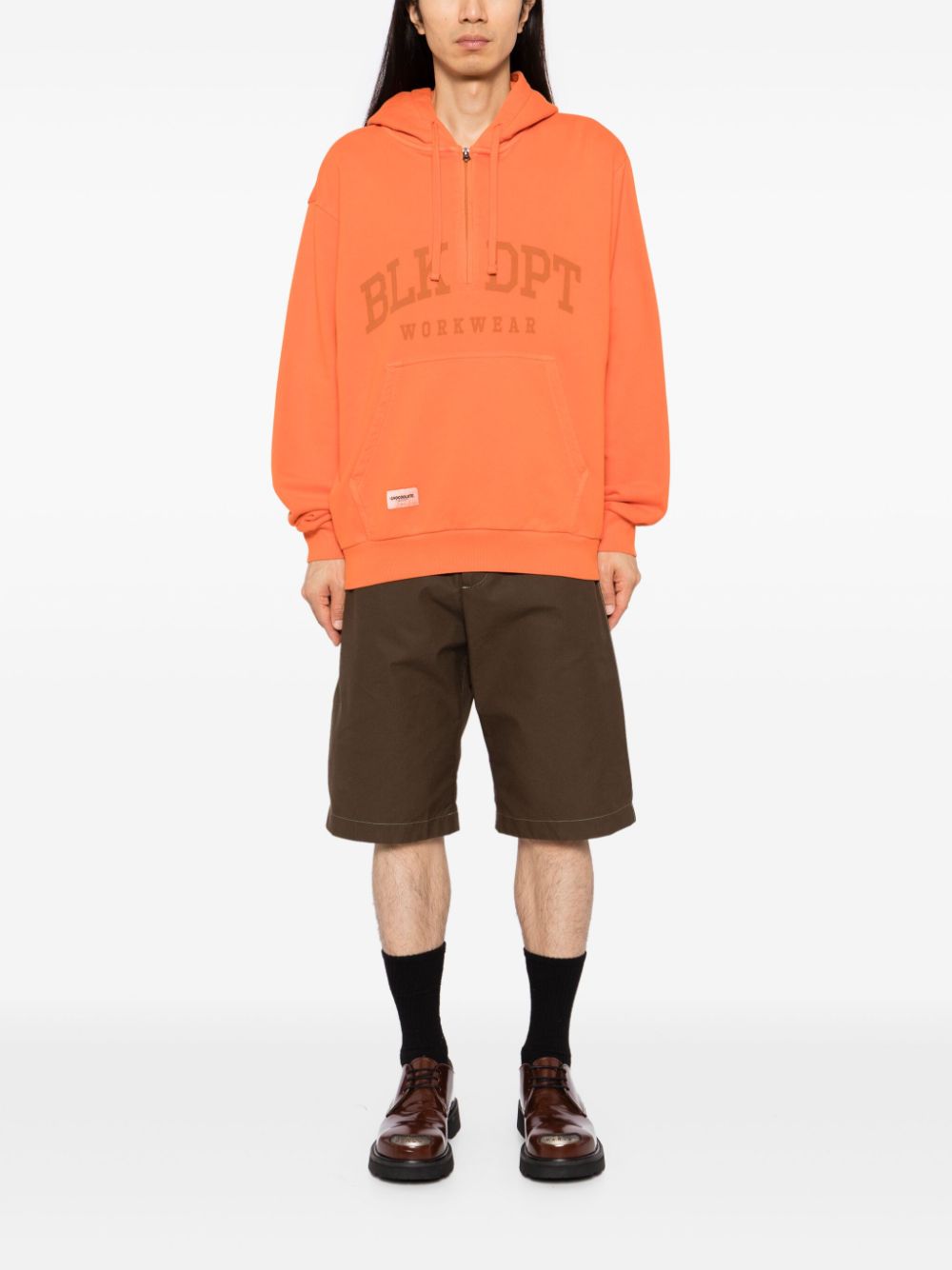 CHOCOOLATE Hoodie met logoprint - Oranje