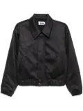 izzue cropped bomber jacket - Grey