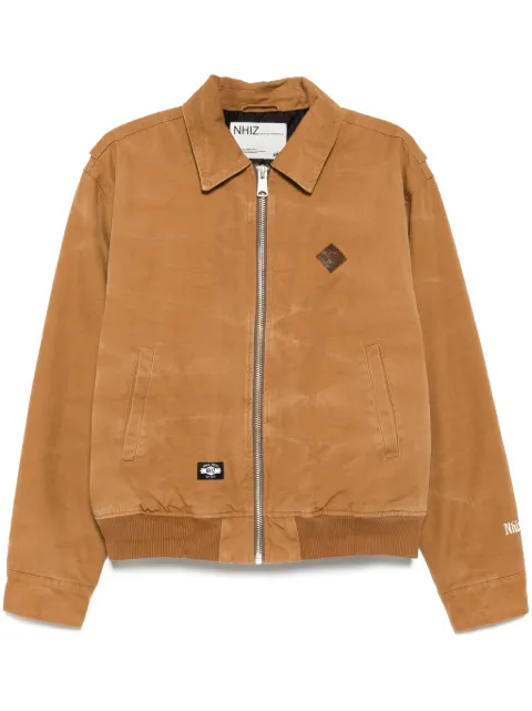 izzue logo bomber jacket