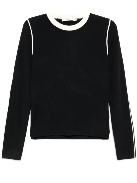 b+ab Contrast trim knit sweatshirt