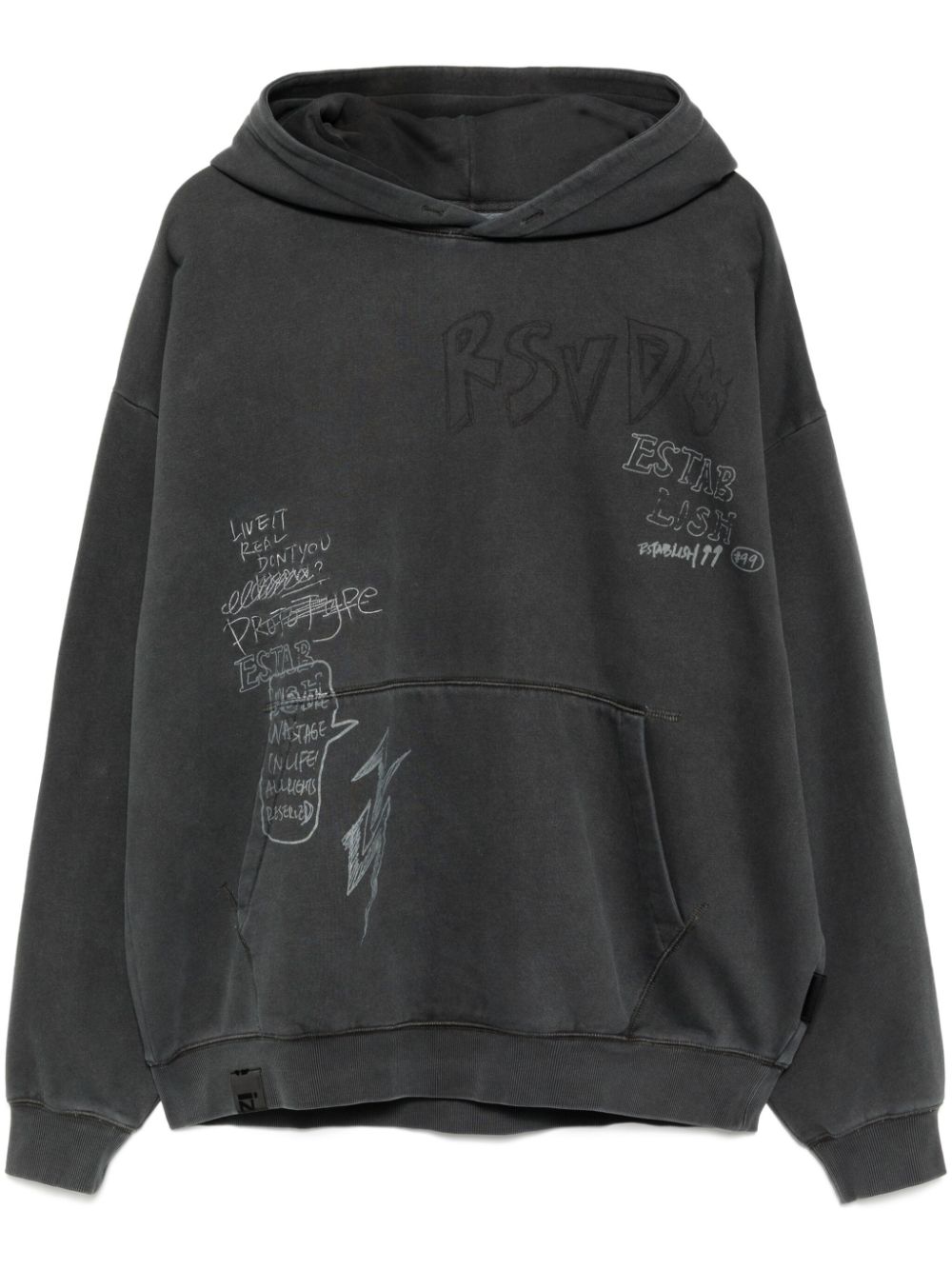 embroidered hoodie