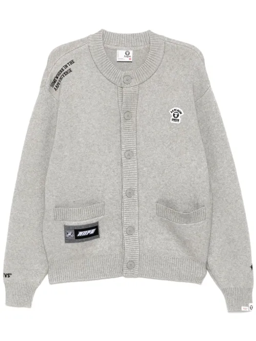Cardigan à logo - AAPE BY *A BATHING APE® - Modalova