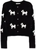 b+ab Graphic cardigan - Black