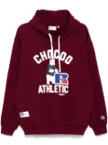 CHOCOOLATE teddy bear printed hoodie - Red