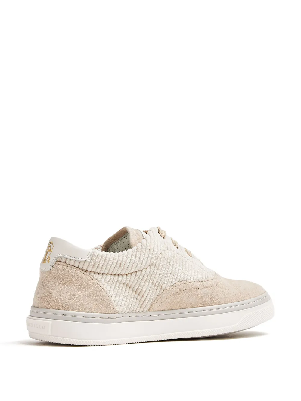 Brunello Cucinelli Corduroy Sneakers In Neutrals
