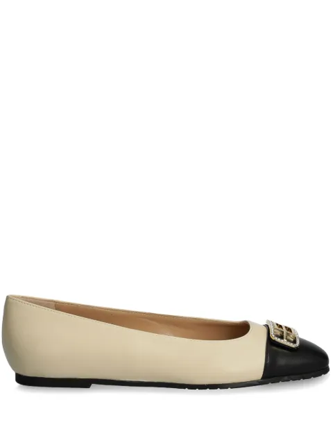Baldinini leather ballet flats