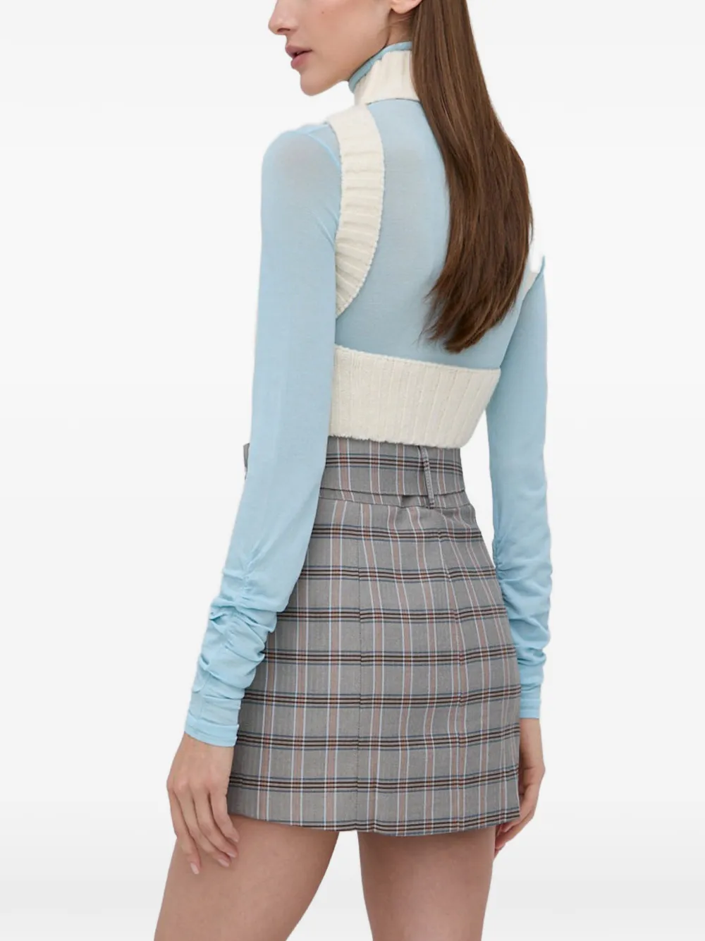  For Love And Lemons Turtleneck Vest - Neutrals 
