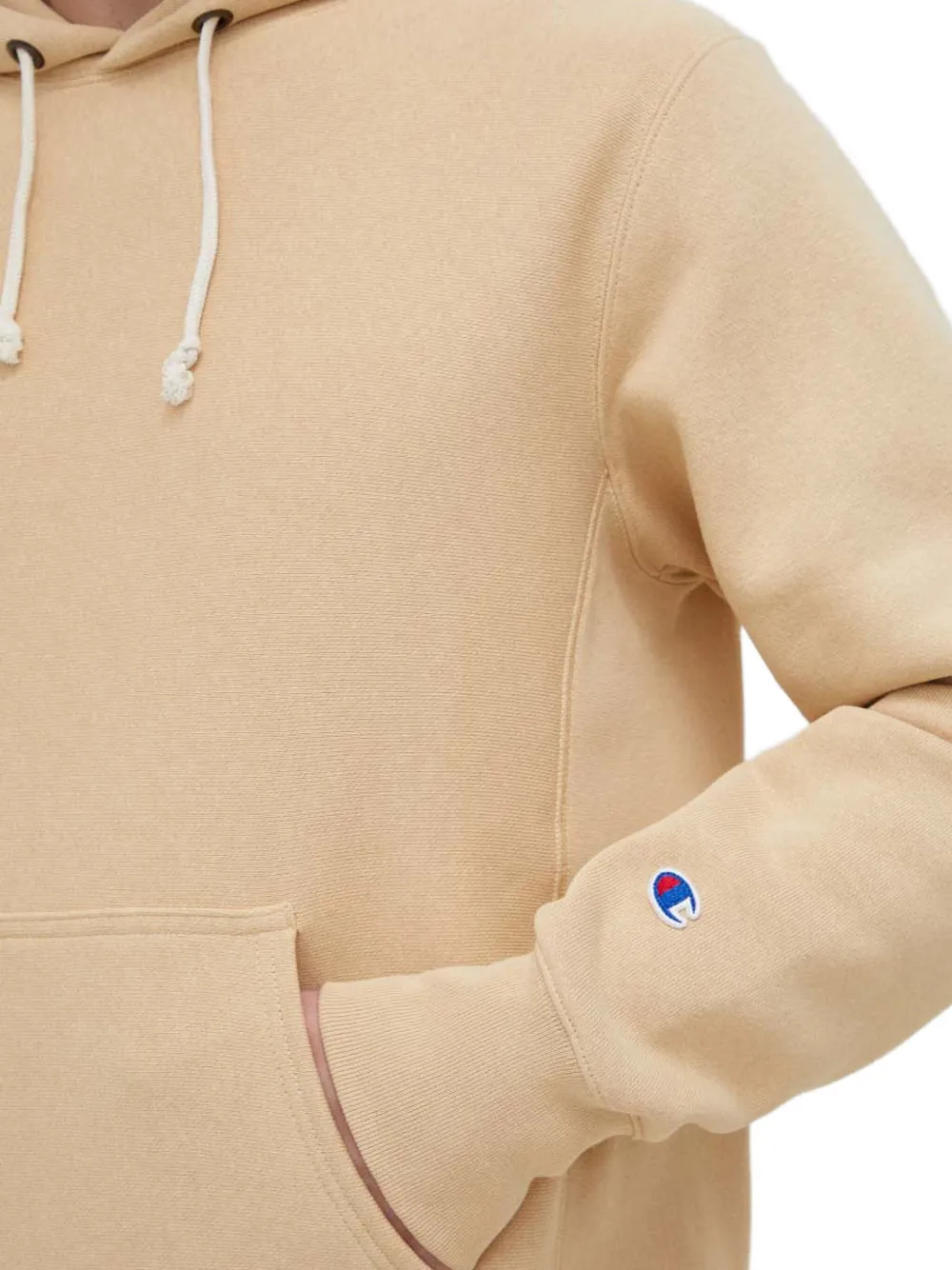Champion Reverse hoodie met trekkoord Beige