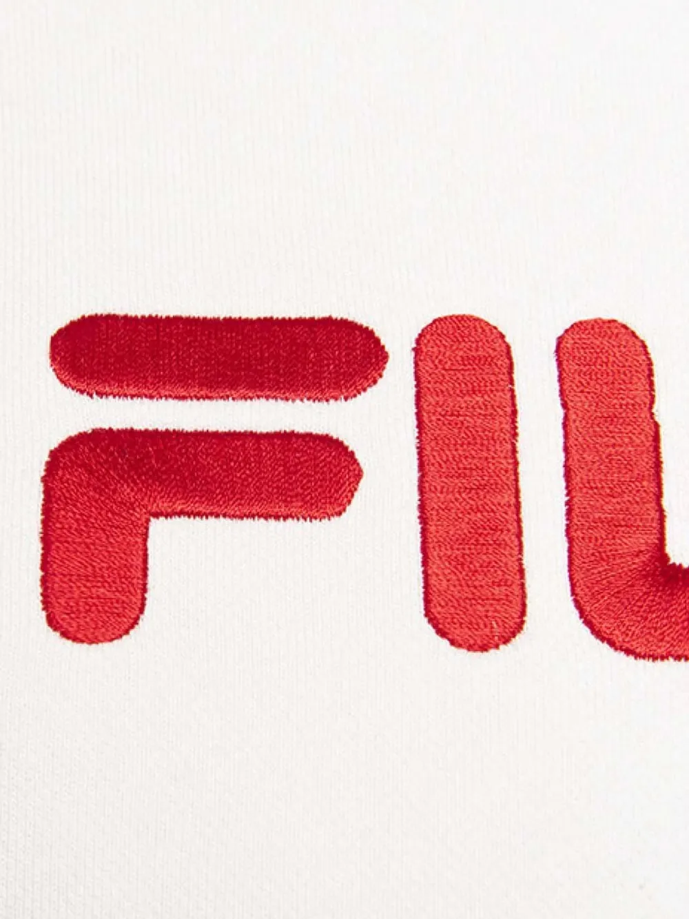 Fila Sweater met ronde hals en logo op de borst Wit