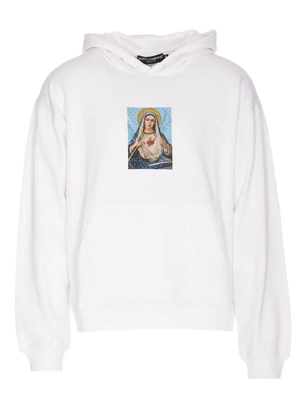 Dolce & Gabbana Hoodie met print Wit
