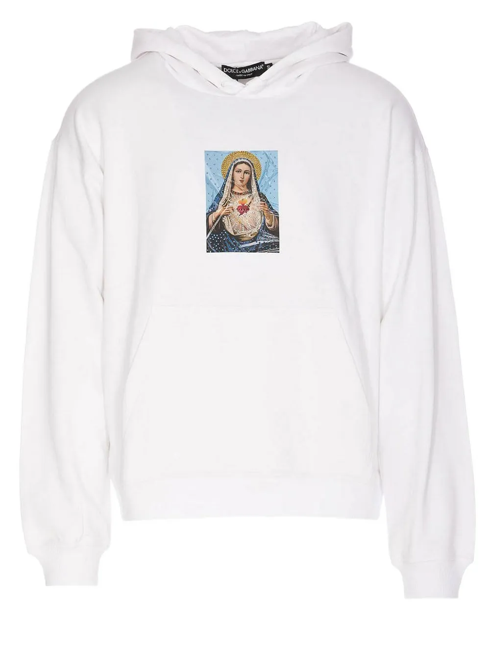 Dolce & Gabbana Hoodie met print Wit