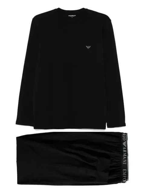 Emporio Armani jersey pyjama set