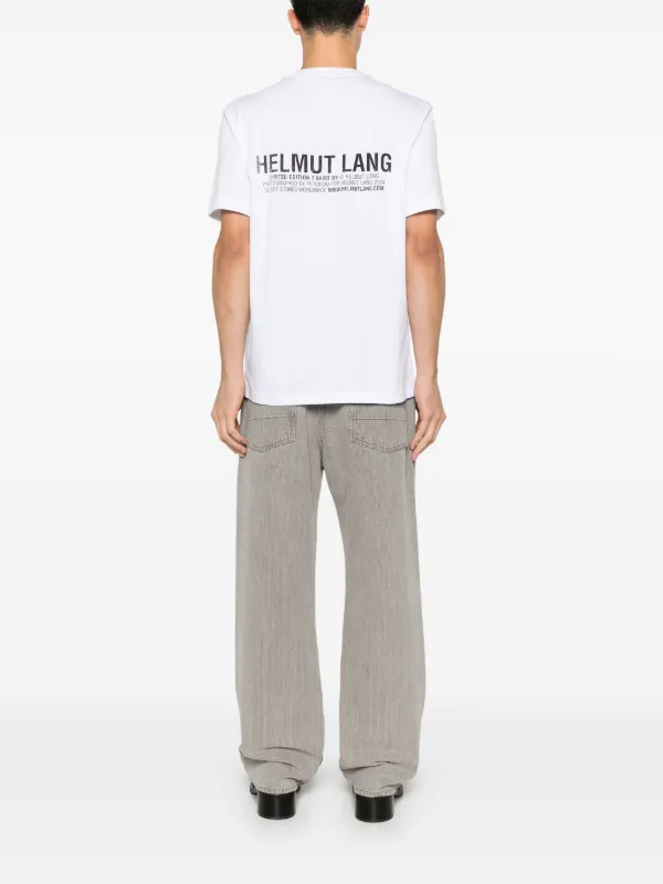 【関税込み】Helmut Lang ホワイト Bridge Postcard Tシャツ Helmut Lang Postcard Bridge Tee - White - O06HM513 | OUTBACK