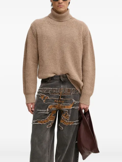 Won Hundred roll-neck ribbed-knit sweater