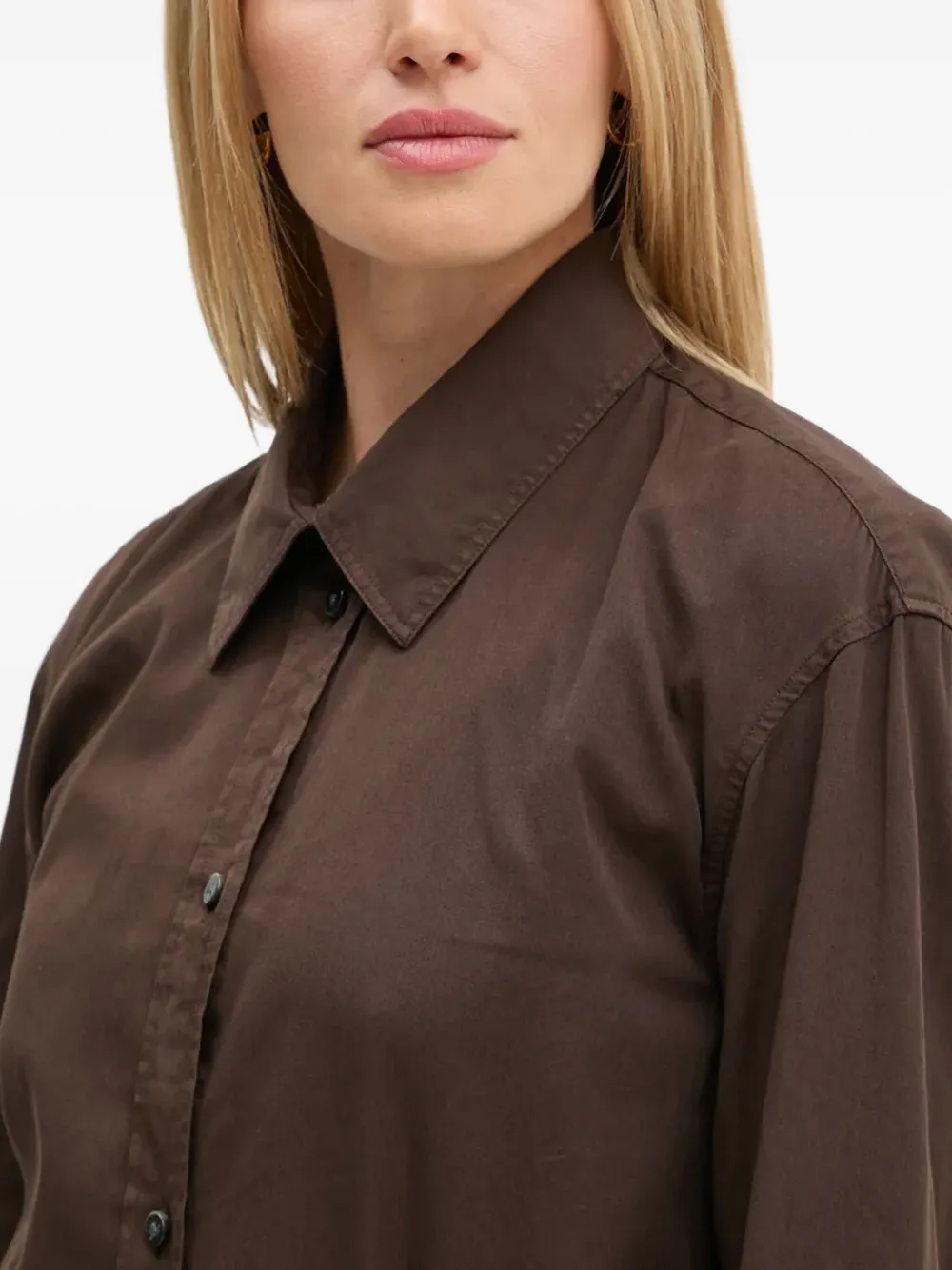 Won Hundred Blouse met knopen Bruin