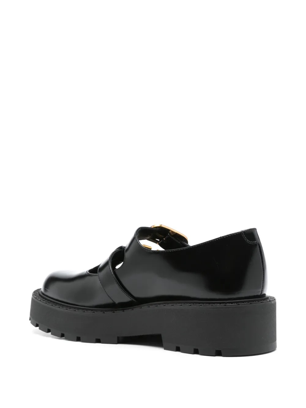 Valentino Garavani VLogo leren loafers Zwart