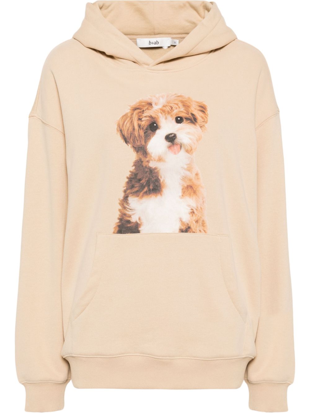 puppy-print hoodie