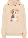 b+ab puppy-print hoodie - Neutrals