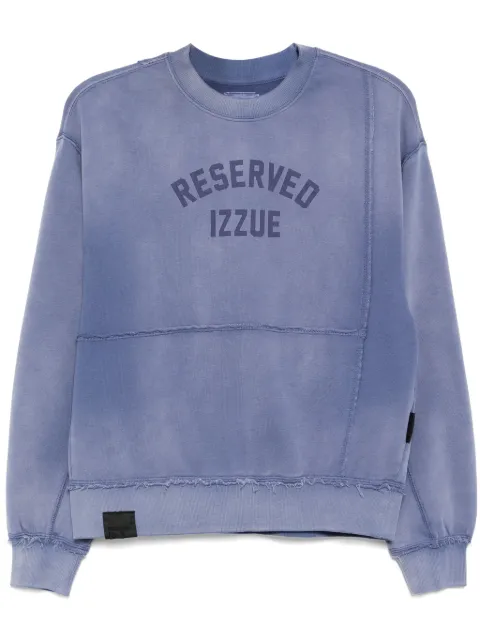 izzue logo-printed sweatshirt