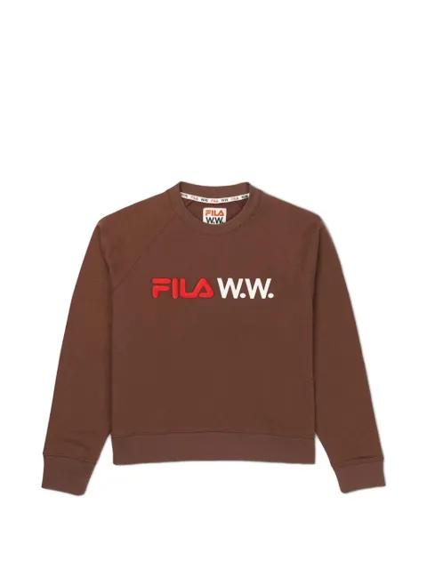 Fila Elena logo-detail crew-neck sweatshirt