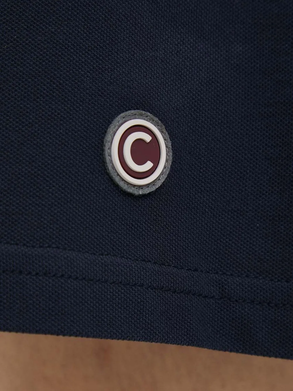 Colmar V-neck Logo Mini Dress In Blue