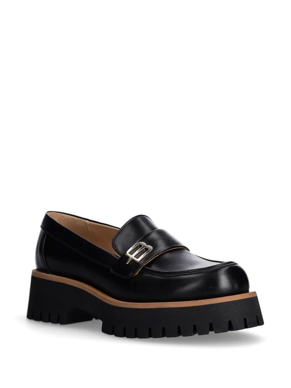 Baldinini leather loafers - Zwart