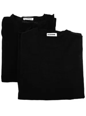 Jil Sander レイヤード Tシャツ | ブラック | FARFETCH JP