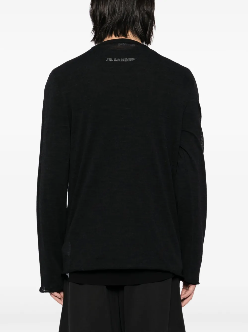 Jil Sander Twee T-shirts + met lange mouwen Zwart