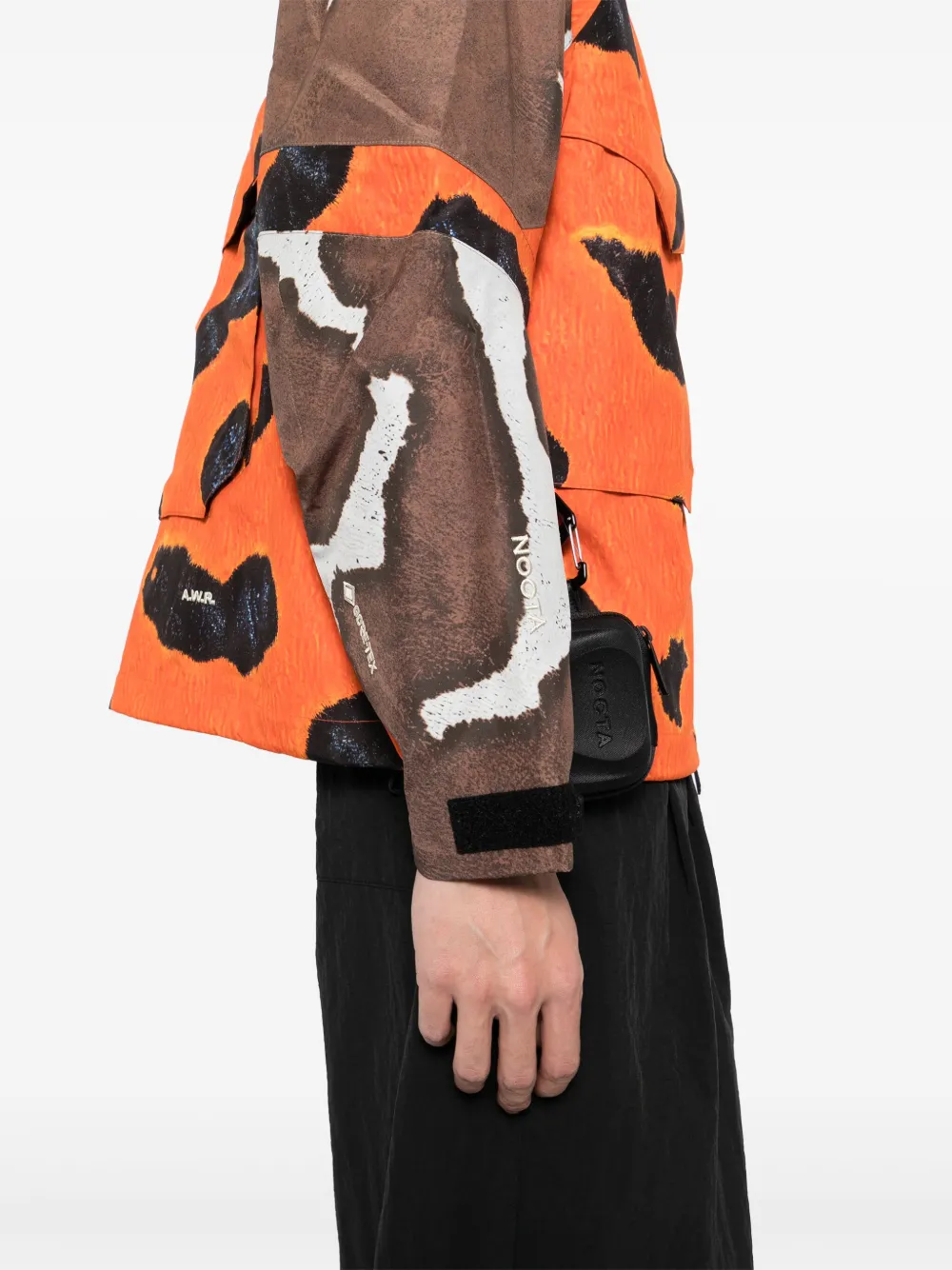 Nike Jack met dierenprint Oranje