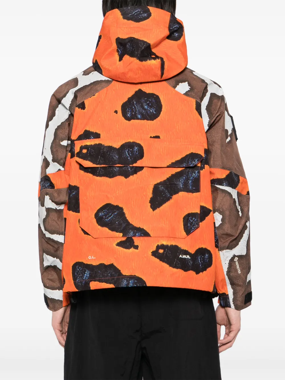 Nike Jack met dierenprint Oranje