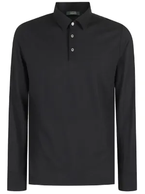 Michael Kors Camisa Polo Mangas Longas | Preto | FARFETCH BR