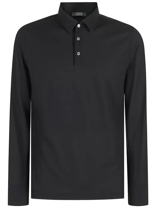 Zanone polo IceCotton - Noir - Zanone - Modalova