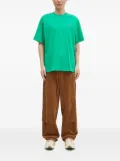 A BATHING APE® logo-appliqué cotton T-shirt - Green