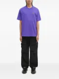 A BATHING APE® logo-embroidered T-shirt - Purple