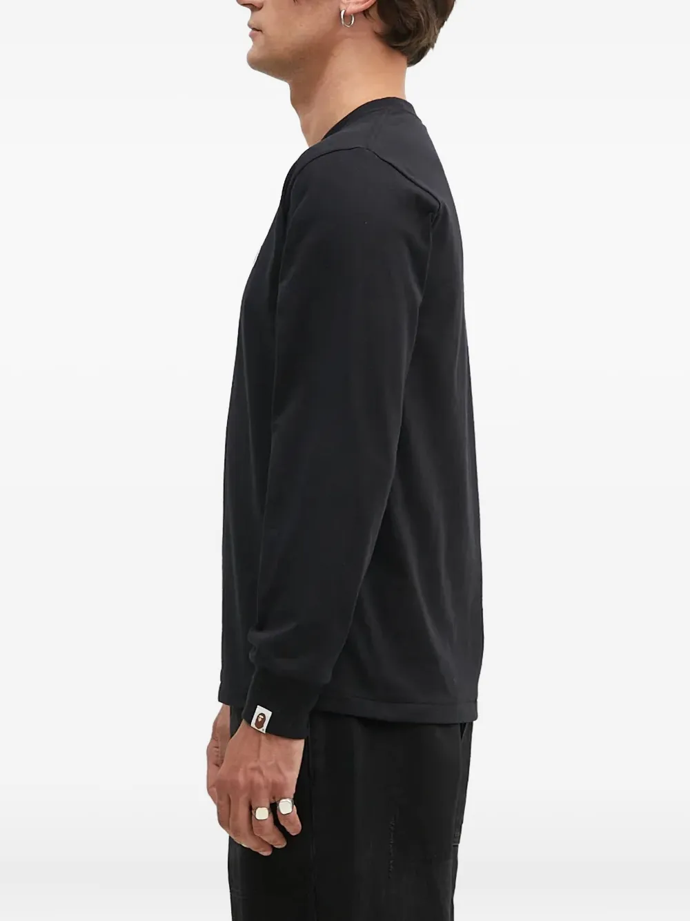 A BATHING APE One Point sweater met logo-applicatie Zwart