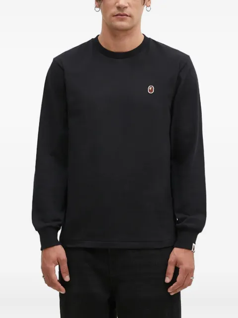 A BATHING APE® سويت شيرت 'ون بوينت' بأبليكة شعار الماركة