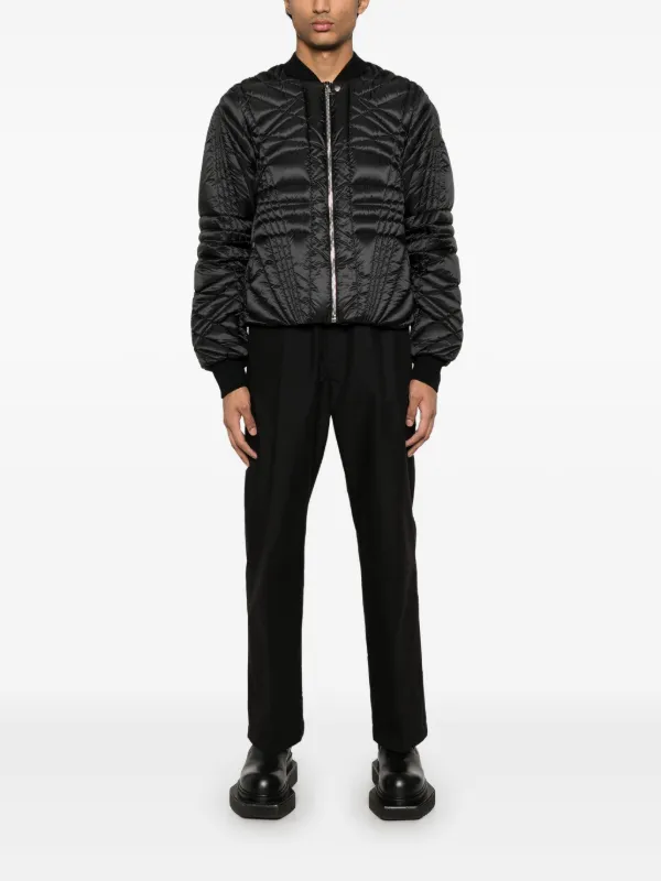 直営店●MONCLER●megapentaフライトダウン ボンバージャケット Rick OwensのMoncler + Rick Owens グレー Megapenta Flight