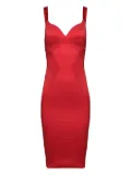 Murmur Haze midi dress - Red