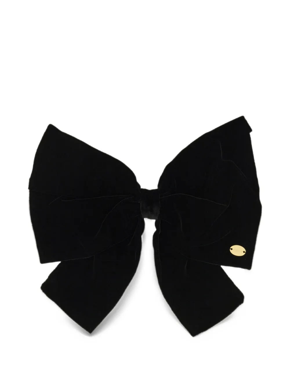 Nina Ricci velvet hair clip Zwart