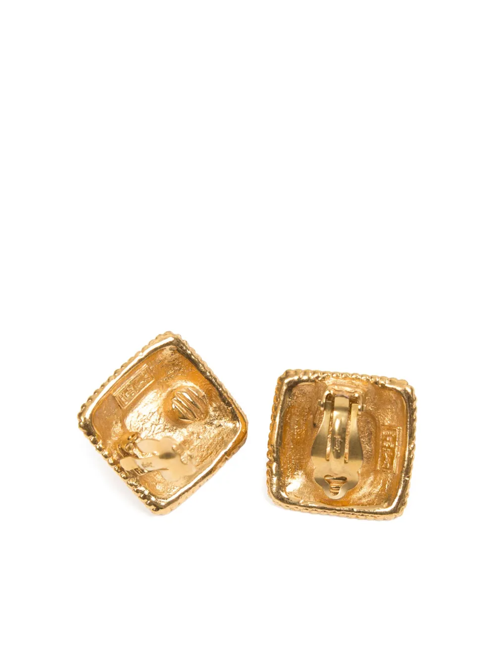 Saint Laurent Pre-Owned aretes clip 1990 | Image 2